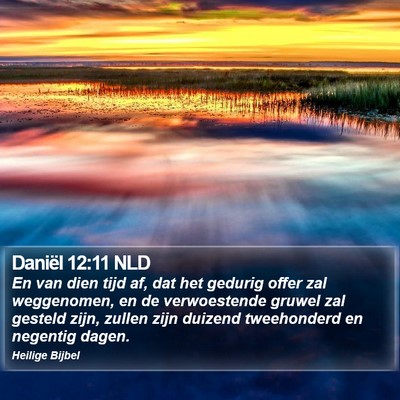 Daniël 12:11 NLD Bible Verse Image