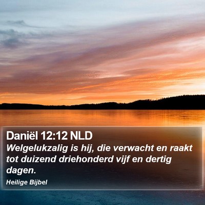 Daniël 12:12 NLD Bible Verse Image