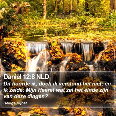 Daniël 12:8 NLD Bible Verse Image
