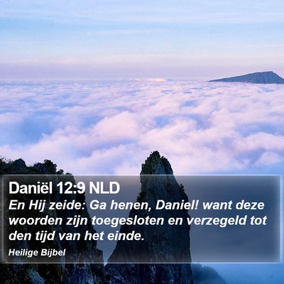 Daniël 12:9 NLD Bible Verse Image