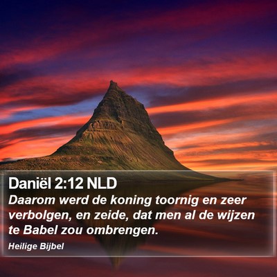 Daniël 2:12 NLD Bible Verse Image