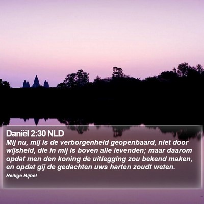 Daniël 2:30 NLD Bible Verse Image