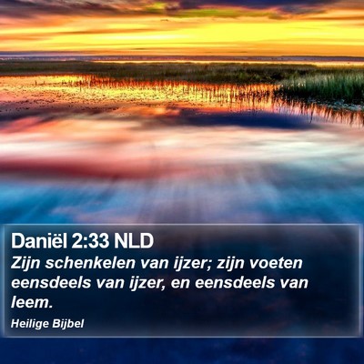 Daniël 2:33 NLD Bible Verse Image