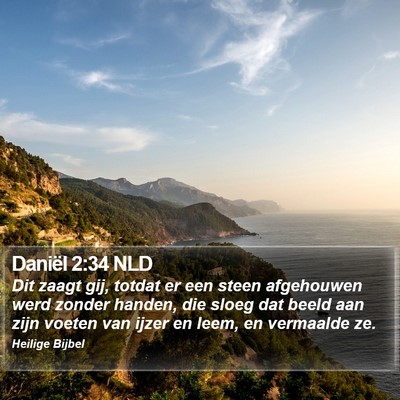 Daniël 2:34 NLD Bible Verse Image