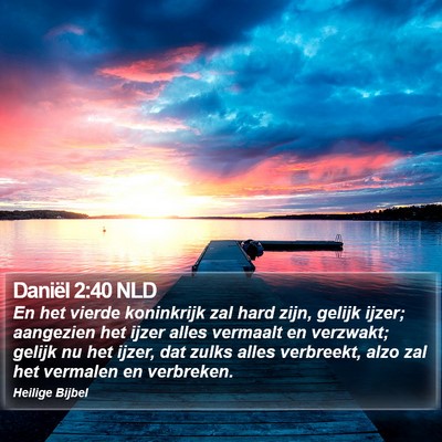 Daniël 2:40 NLD Bible Verse Image