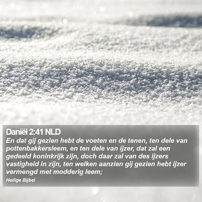 Daniël 2:41 NLD Bible Verse Image