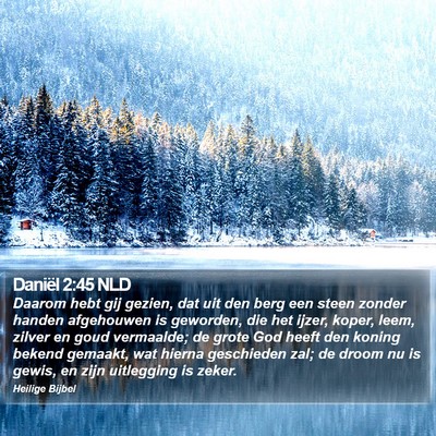 Daniël 2:45 NLD Bible Verse Image