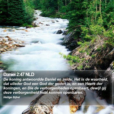 Daniël 2:47 NLD Bible Verse Image