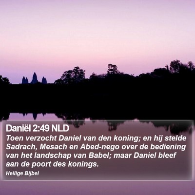 Daniël 2:49 NLD Bible Verse Image