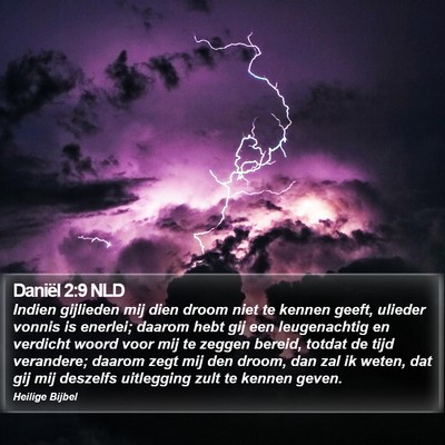 Daniël 2:9 NLD Bible Verse Image