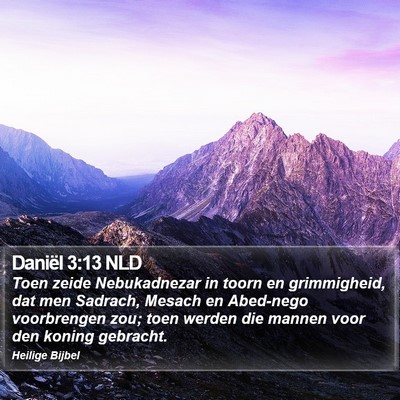 Daniël 3:13 NLD Bible Verse Image