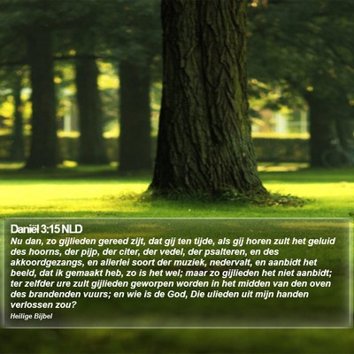 Daniël 3:15 NLD Bible Verse Image