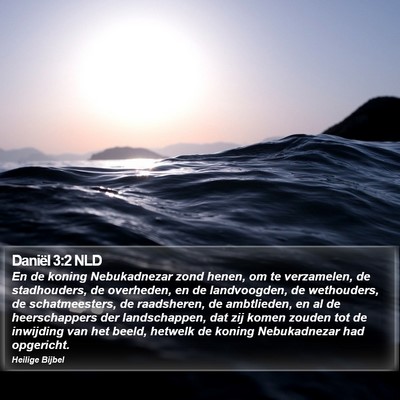Daniël 3:2 NLD Bible Verse Image