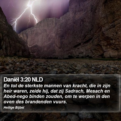 Daniël 3:20 NLD Bible Verse Image