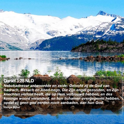 Daniël 3:28 NLD Bible Verse Image