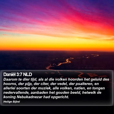 Daniël 3:7 NLD Bible Verse Image