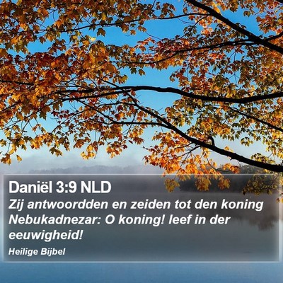 Daniël 3:9 NLD Bible Verse Image
