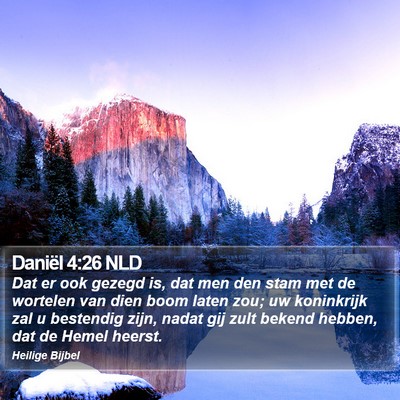 Daniël 4:26 NLD Bible Verse Image