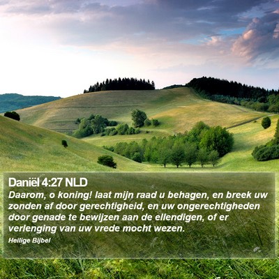 Daniël 4:27 NLD Bible Verse Image