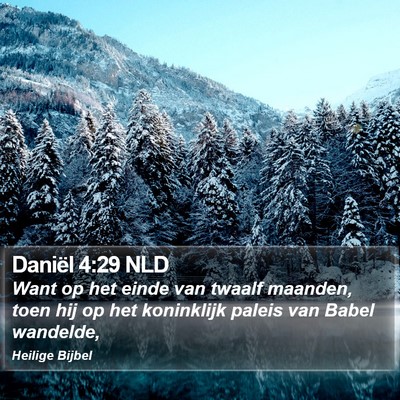 Daniël 4:29 NLD Bible Verse Image