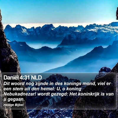 Daniël 4:31 NLD Bible Verse Image