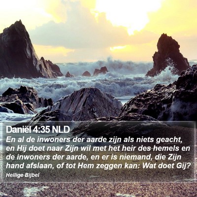 Daniël 4:35 NLD Bible Verse Image