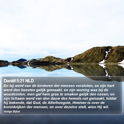 Daniël 5:21 NLD Bible Verse Image