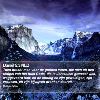 Daniël 5:3 NLD Bible Verse Image