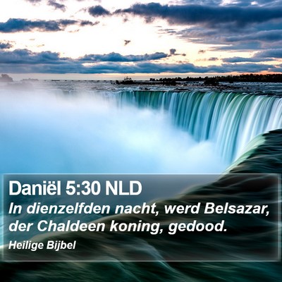 Daniël 5:30 NLD Bible Verse Image