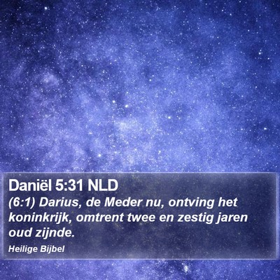 Daniël 5:31 NLD Bible Verse Image