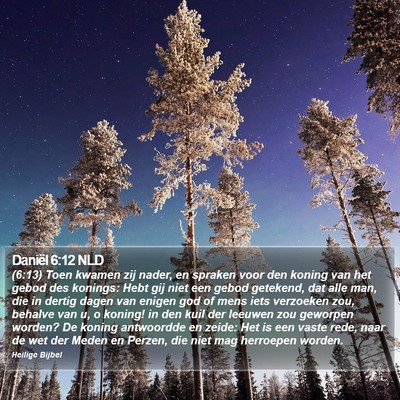 Daniël 6:12 NLD Bible Verse Image