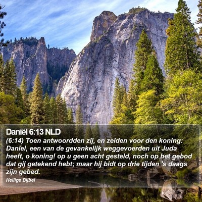 Daniël 6:13 NLD Bible Verse Image