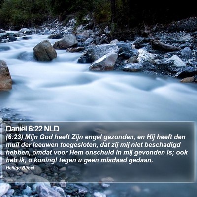 Daniël 6:22 NLD Bible Verse Image