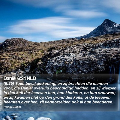 Daniël 6:24 NLD Bible Verse Image