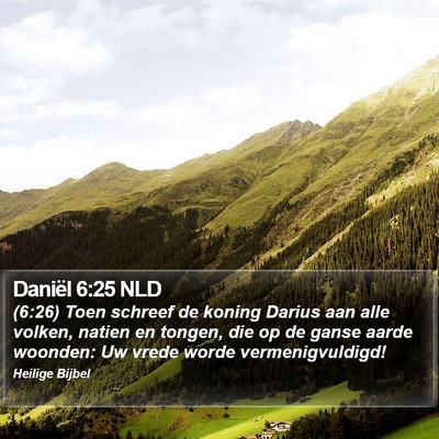 Daniël 6:25 NLD Bible Verse Image