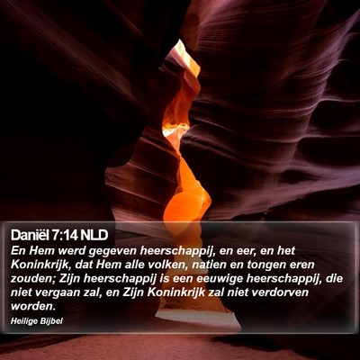 Daniël 7:14 NLD Bible Verse Image