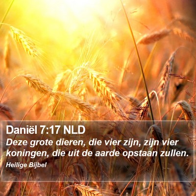 Daniël 7:17 NLD Bible Verse Image
