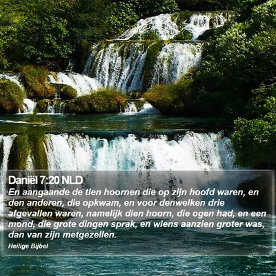Daniël 7:20 NLD Bible Verse Image