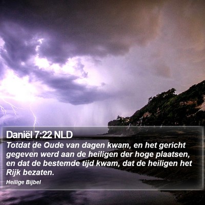 Daniël 7:22 NLD Bible Verse Image