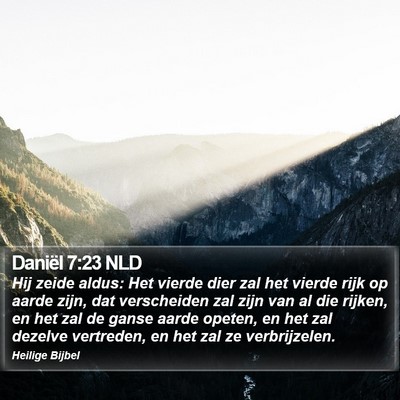 Daniël 7:23 NLD Bible Verse Image