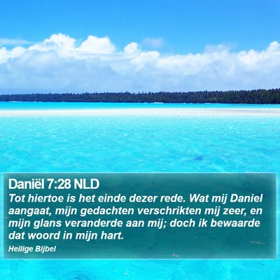 Daniël 7:28 NLD Bible Verse Image