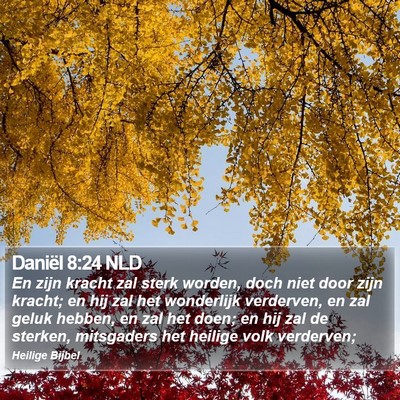Daniël 8:24 NLD Bible Verse Image