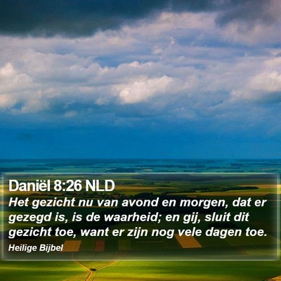 Daniël 8:26 NLD Bible Verse Image