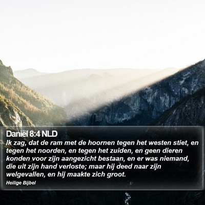 Daniël 8:4 NLD Bible Verse Image