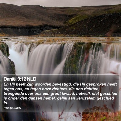 Daniël 9:12 NLD Bible Verse Image
