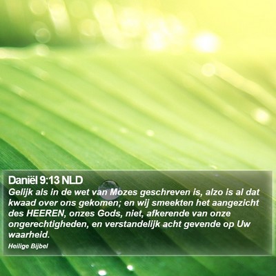 Daniël 9:13 NLD Bible Verse Image