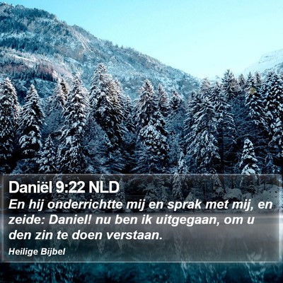 Daniël 9:22 NLD Bible Verse Image