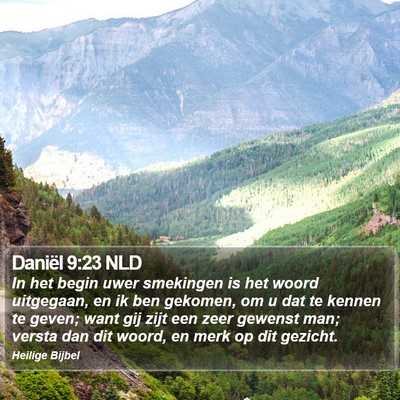 Daniël 9:23 NLD Bible Verse Image