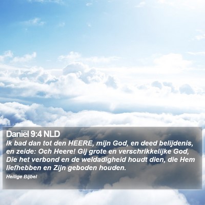 Daniël 9:4 NLD Bible Verse Image