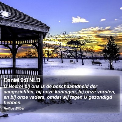 Daniël 9:8 NLD Bible Verse Image